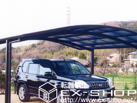 のカーポート プレシオスポート ワイド 積雪〜20cm対応 施工例