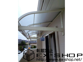 のバルコニー・ベランダ屋根 ライザーテラス?R型 ルーフタイプ 単体 積雪〜20cm対応 施工例