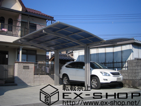 のカーポート レイナポート Y合掌　積雪〜20cm対応 施工例