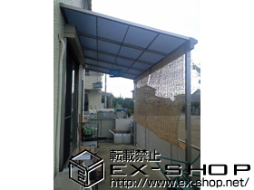 のテラス屋根 ライザーテラスII F型 テラスタイプ 単体 積雪〜20cm対応 施工例