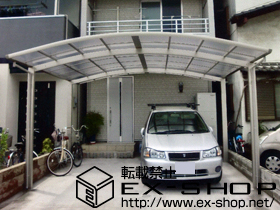 のカーポート プレシオスポート ワイドタイプ 積雪〜20cm対応 施工例