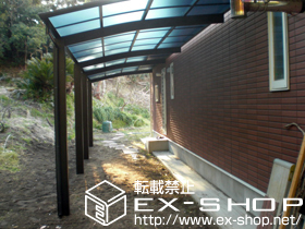 のカーポート プレシオスポート 縦連棟　積雪〜20cm対応 施工例