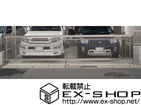 のカーゲート ワイドオーバードアS2型 手動式 施工例