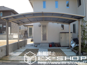 のカーポート カーブポートシグマIII ワイド 積雪〜20cm対応 施工例