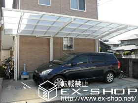 のカーポート カーブポートシグマIII 延長 積雪〜20cm対応 施工例