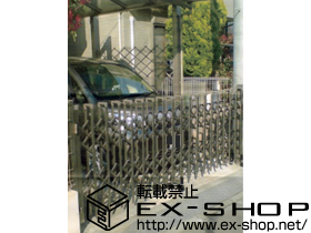 のカーゲート トリップゲート 傾斜地専用型 ノンレール 片開き 施工例