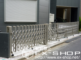 のカーゲート レイオス1型 ノンレール 片開き 26S 施工例