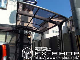 のサイクルポート・駐輪場 カーブポートシグマIII ミニ 積雪〜30cm対応 施工例