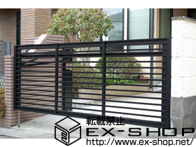のカーゲート オーバードアS1型 手動式 施工例