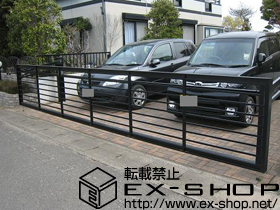 のカーゲート ワイドオーバードア S1型 手動式 施工例