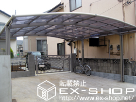 のカーポート カーブポートシグマIII ワイド 積雪〜20cm対応 施工例