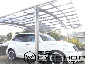 のカーポート カーブポートシグマIII ワイド 積雪〜20cm対応 施工例