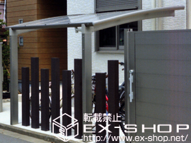 のサイクルポート・駐輪場 カムフィNex R ミニタイプ 積雪〜20cm対応 施工例