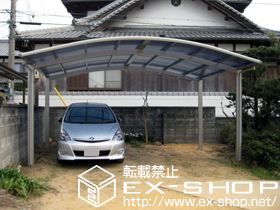 のカーポート プレシオスポート ワイド 積雪〜20cm対応 施工例