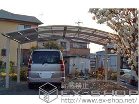 のカーポート プレシオスポート ワイド 積雪〜20cm対応 施工例