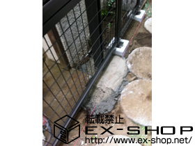 のフェンス・柵 アルメッシュフェンス1型 施工例