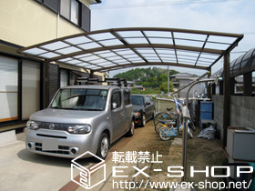 のカーポート カーブポートシグマIII ワイド 積雪〜20cm対応 施工例