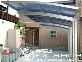 のカーポート プレシオスポート 縦連棟 積雪〜20cm対応 施工例