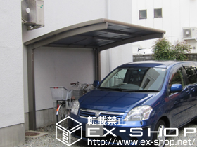 のサイクルポート・駐輪場 カーブポートシグマIII ミニ 積雪〜20cm対応 施工例