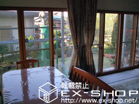 の二重窓（内窓） インプラス　ダストバリア引違い窓リビング 施工例