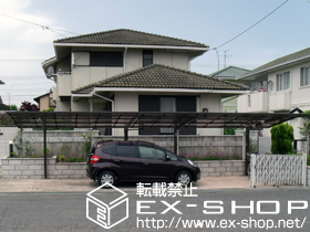 のカーポート カーブポートシグマIII 縦連棟 積雪〜20cm対応 施工例