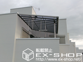 のバルコニー・ベランダ屋根 パワーアルファF型 屋根タイプ 積雪〜30cm対応 施工例