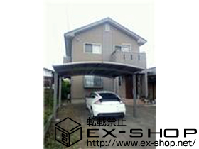 のカーポート カーブポートシグマIII ワイド 積雪〜20cm対応 施工例