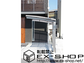 のサイクルポート・駐輪場 カーブパークシグマIII オープンタイプ 積雪〜30cm対応 施工例