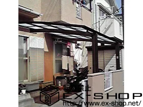 LIXIL リクシル(トステム)のカーポート カーブポートシグマIII　積雪～20cm対応 施工例