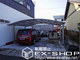 のカーポート プレシオスポートワイド 積雪〜20?対応 施工例