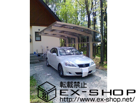 のカーポート レイナキャップポート50　積雪〜50cm対応+着脱式サポート　2本入り 施工例