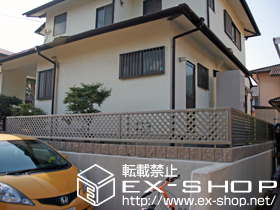 のフェンス・柵 シャレオR11型フェンス　フリーポールタイプ 施工例