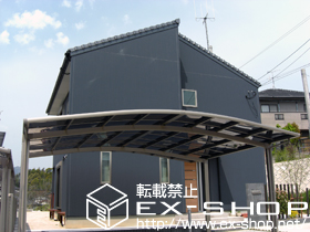 のカーポート カーブポートシグマIII ワイドタイプ 積雪〜20cm対応 施工例