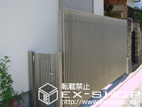 のフェンス・柵 プログコートフェンス F3型 フリーポールタイプ 施工例