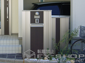 の機能門柱・ポスト アーキモダンファンクション ウォール 施工例