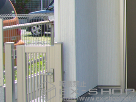 のフェンス・柵 イーネットフェンス 1F型 自由柱施工 施工例