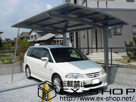 のカーポート プレシオスポート 積雪〜20cm対応＋着脱式補助柱（2本入） 施工例