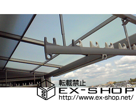 のバルコニー・ベランダ屋根 ライザーテラスII F型 屋根タイプ 単体 積雪〜20cm対応 施工例