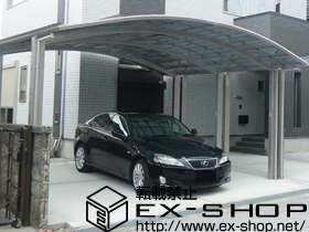 のカーポート デュラポートHG 1500 ワイド 積雪〜50cm対応 施工例