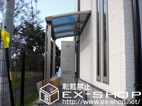 のテラス屋根 パワーアルファ L型 テラスタイプ 単体　積雪〜20cm対応 施工例