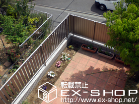 のフェンス・柵 ハイミレーヌR6型フェンス　フリーポールタイプ 施工例