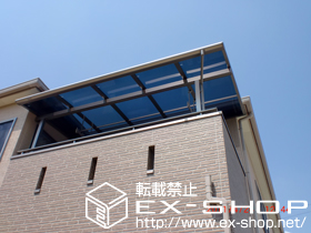 のバルコニー・ベランダ屋根 パワーアルファII L型 屋根タイプ 単体 積雪〜20cm対応 施工例