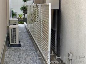 のフェンス・柵 プリレオＲ5型フェンス 施工例