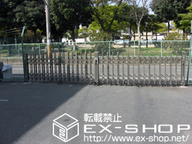 のカーゲート アルシャインII HW型Aタイプ ノンレール 両開き 施工例