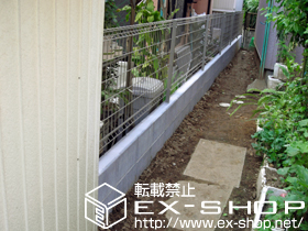 のフェンス・柵 ハイグリッドフェンスUF8型　フリーポールタイプ 施工例