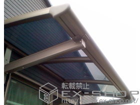 のバルコニー・ベランダ屋根 パワーアルファ L型 ルーフタイプ 単体　積雪〜30cm対応 施工例