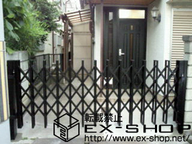 のカーゲート アルシャインHG　ノンレール片開き 施工例