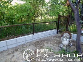 LIXIL ���N�V��(TOEX)�̃t�F���X�E��E�� �n�C�T���A�@�t���[�|�[���^�C�v �{�H��