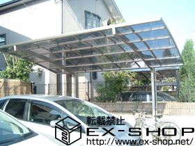 のカーポート カーブポートシグマIII 積雪〜20cm対応 施工例