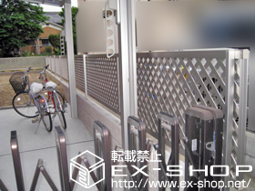 のフェンス・柵 シャレオR11型フェンス フリーポールタイプ 施工例